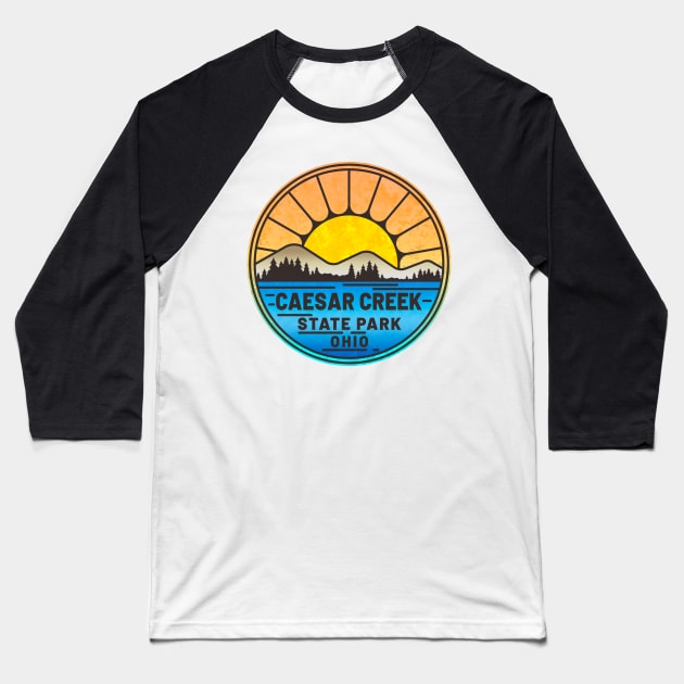 Caesar Creek State Park Ohio OH Baseball T-Shirt by TravelTime